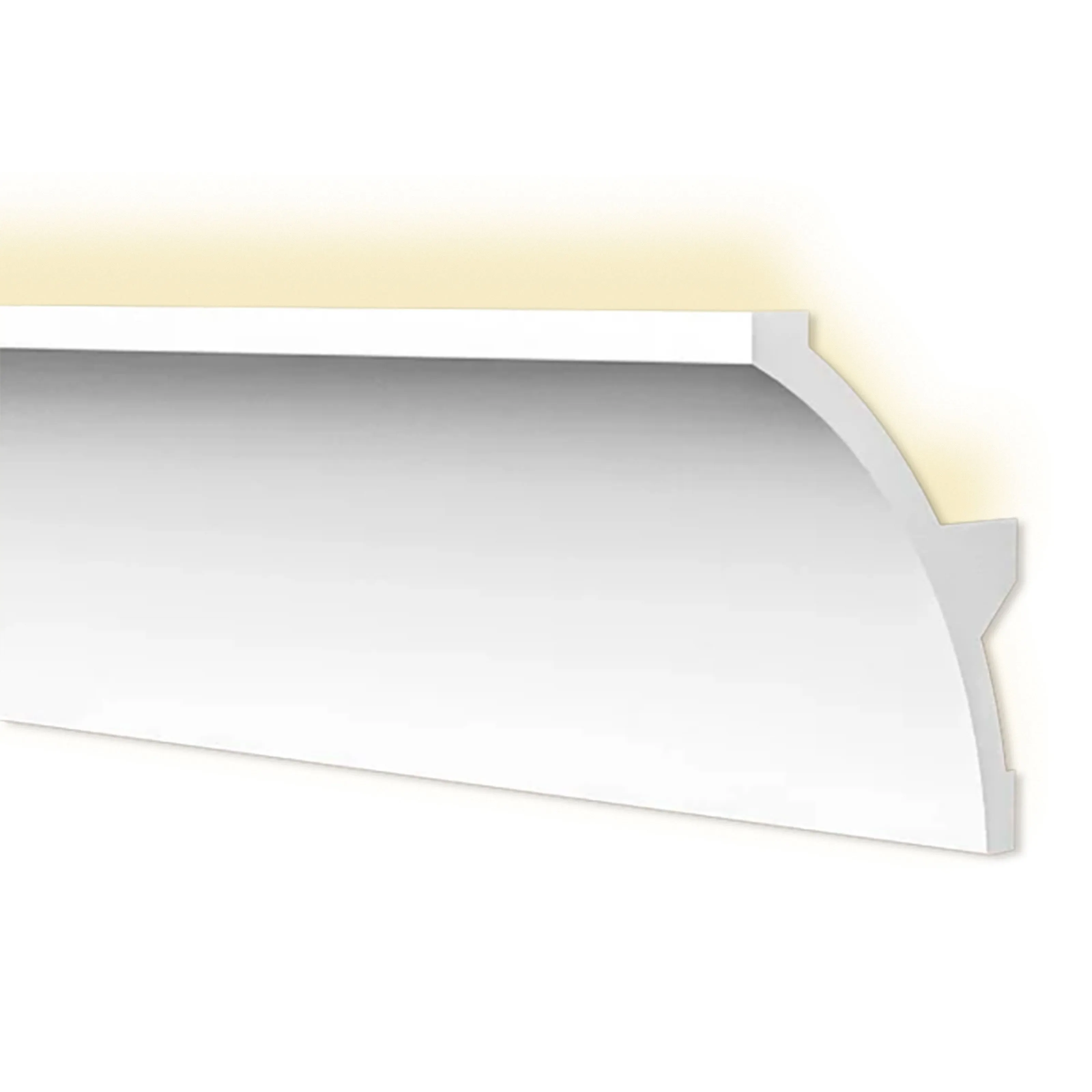 100ml di CORNICE A SOFFITTO con predisposizione LED 60x80x2000mm in POLIMERI - Polistrutturato