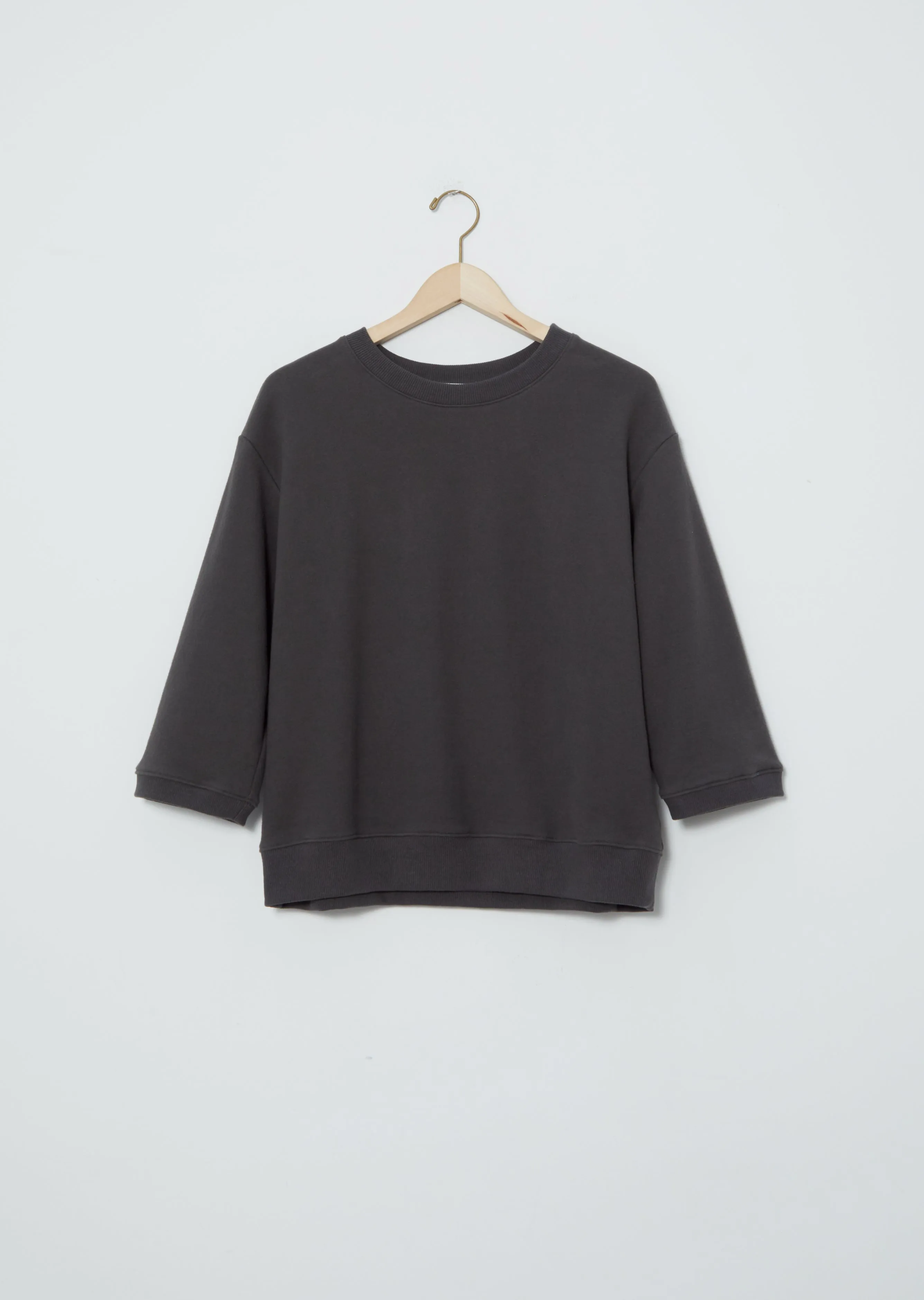 3/4 Sleeve Sweatshirt — Charcoal