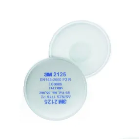 3M filtri serie 2125 P2R per maschera adatto polveri e vapori confezione 2 pezzi