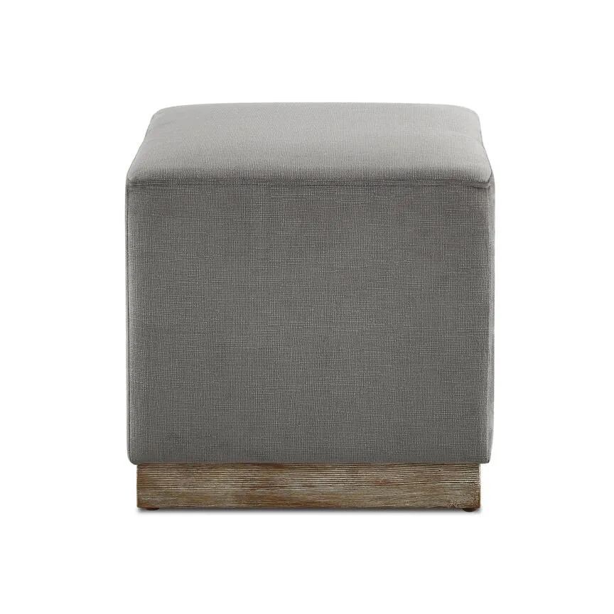 Adele Ottoman - Grey