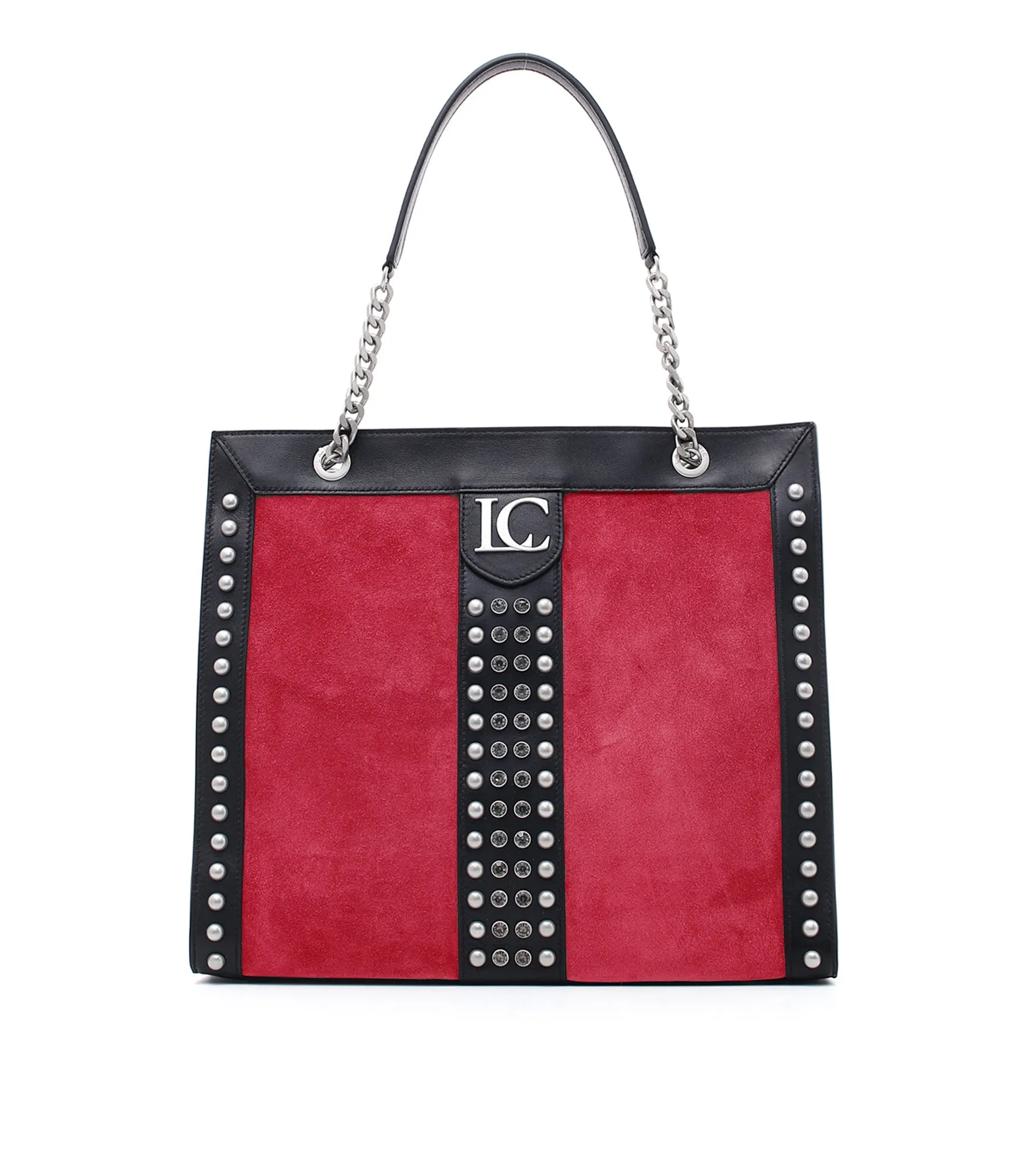 Angel Slim Shopper Suede   Leather - Coral