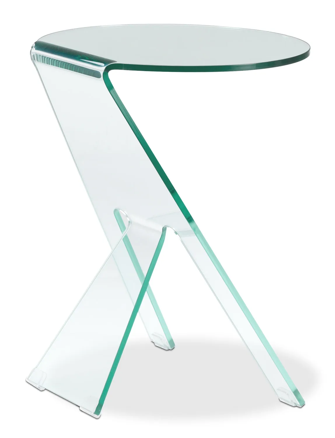 Athens End Table - Glass