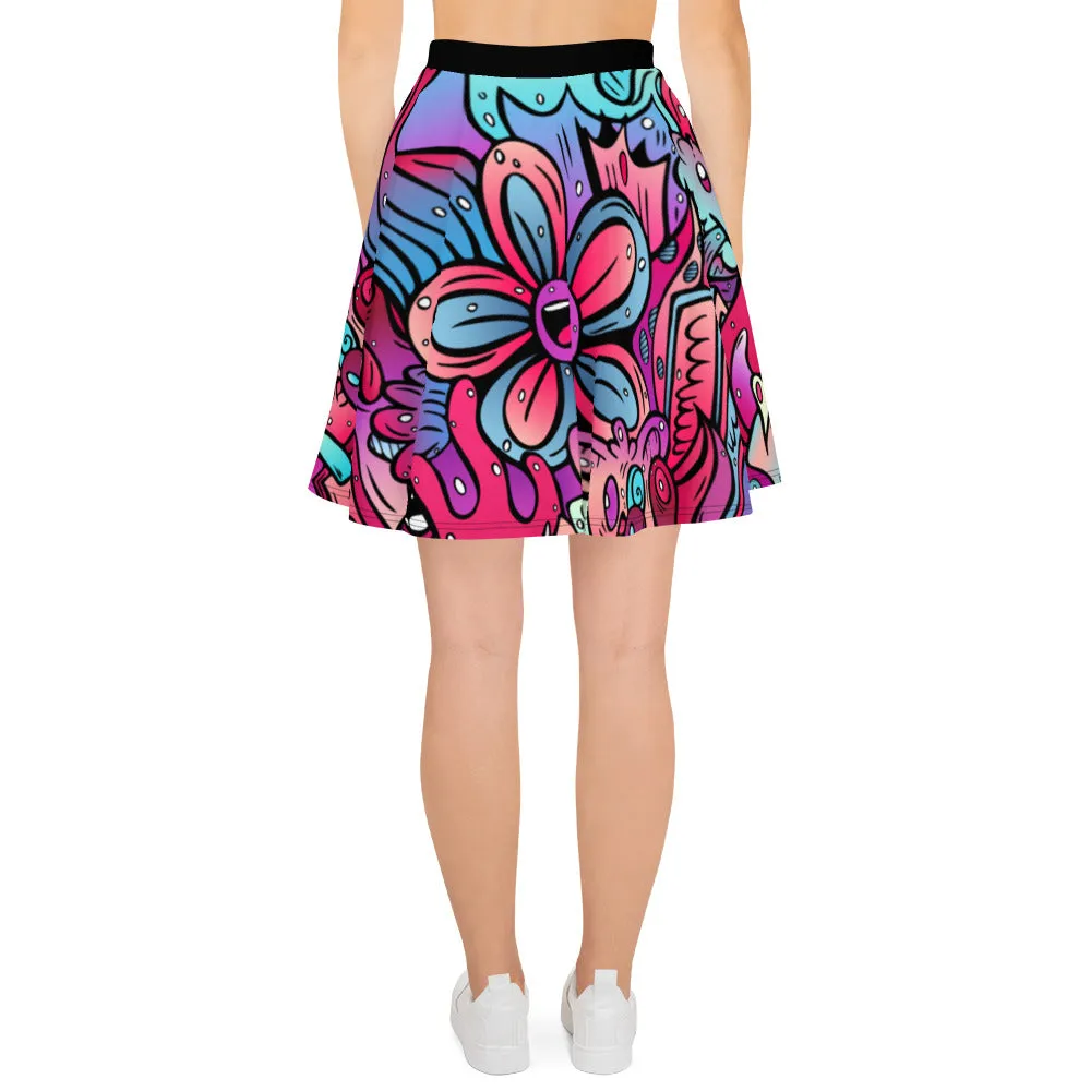 Blooms - Skater Skirt