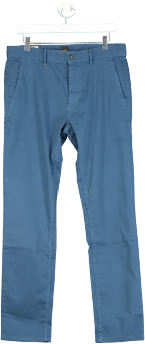 BOSS Blue Chino Slim Trousers W32