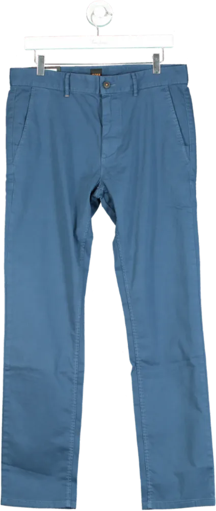 BOSS Blue Chino Slim Trousers W32