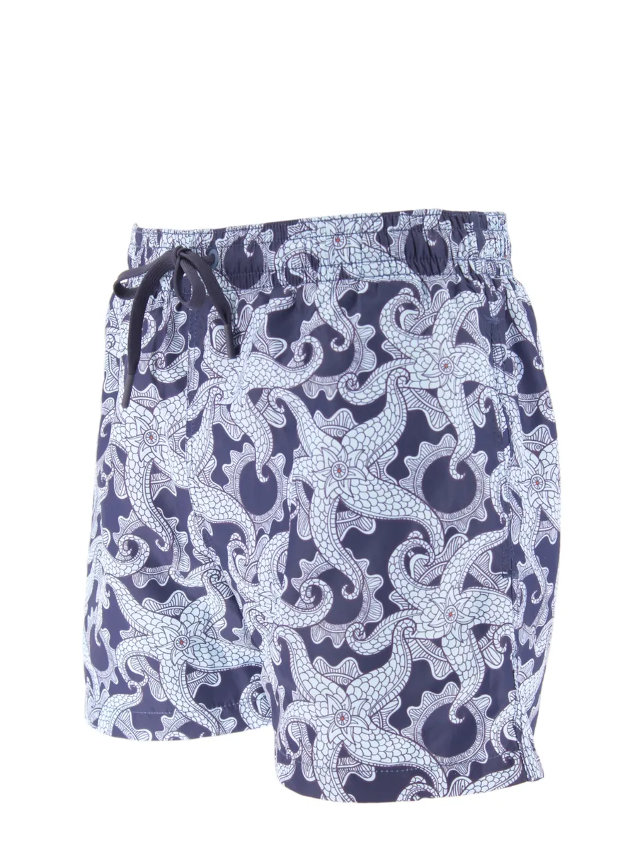 Boxer stampa stelle marine