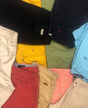 Branded Cotton Chino Shorts