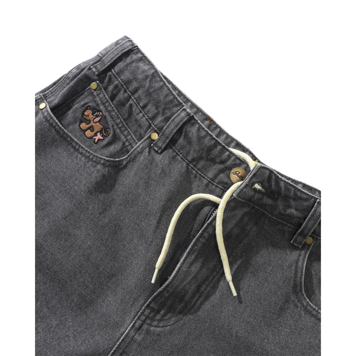 Butter Goods - Pooch Relaxed Denim Jeans Washed Grey