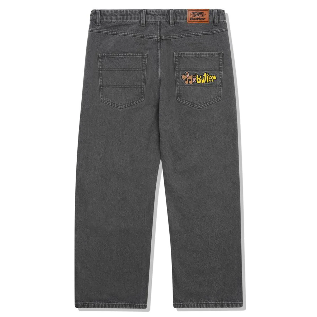 Butter Goods - Pooch Relaxed Denim Jeans Washed Grey