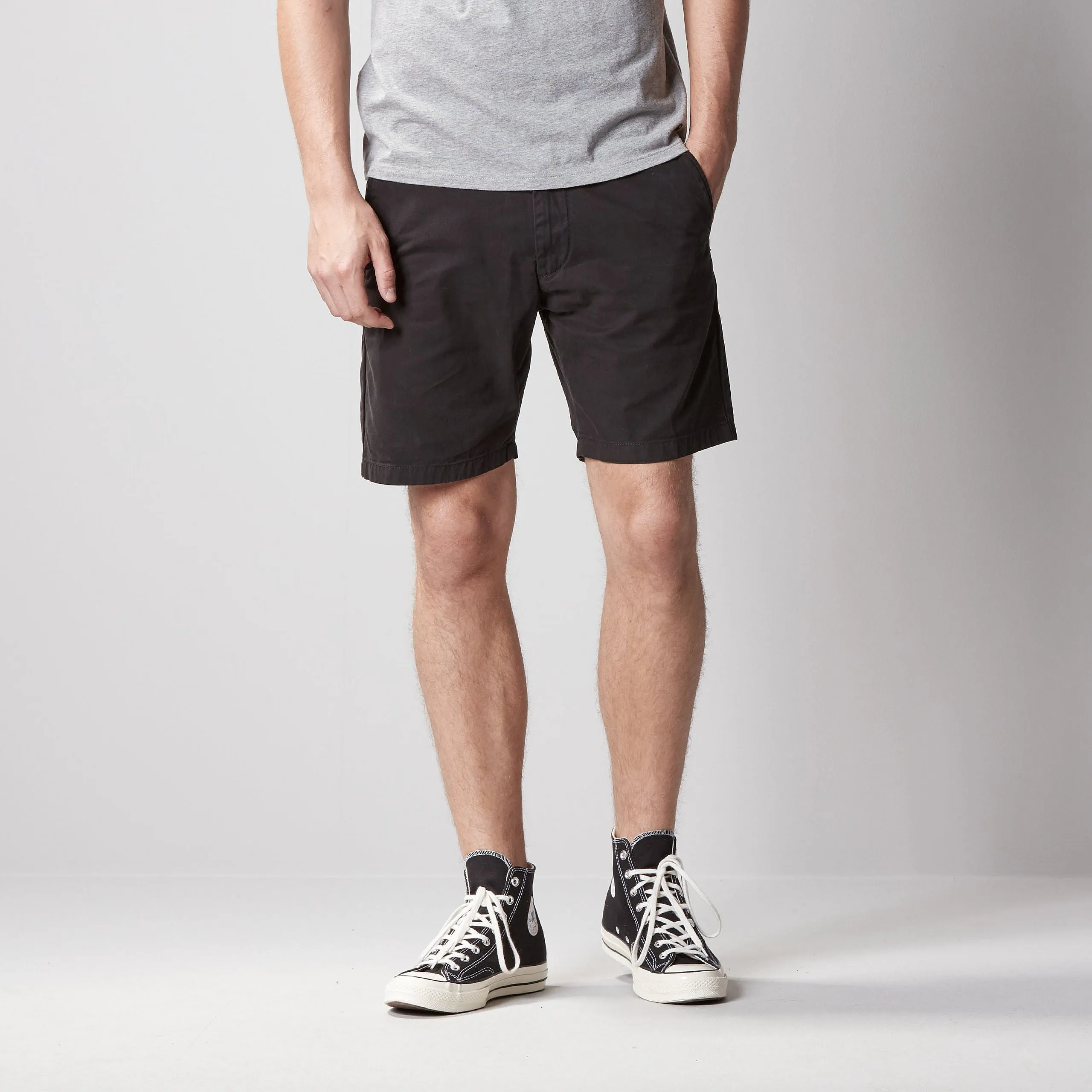 Carhartt John Short Garment Dyed Black