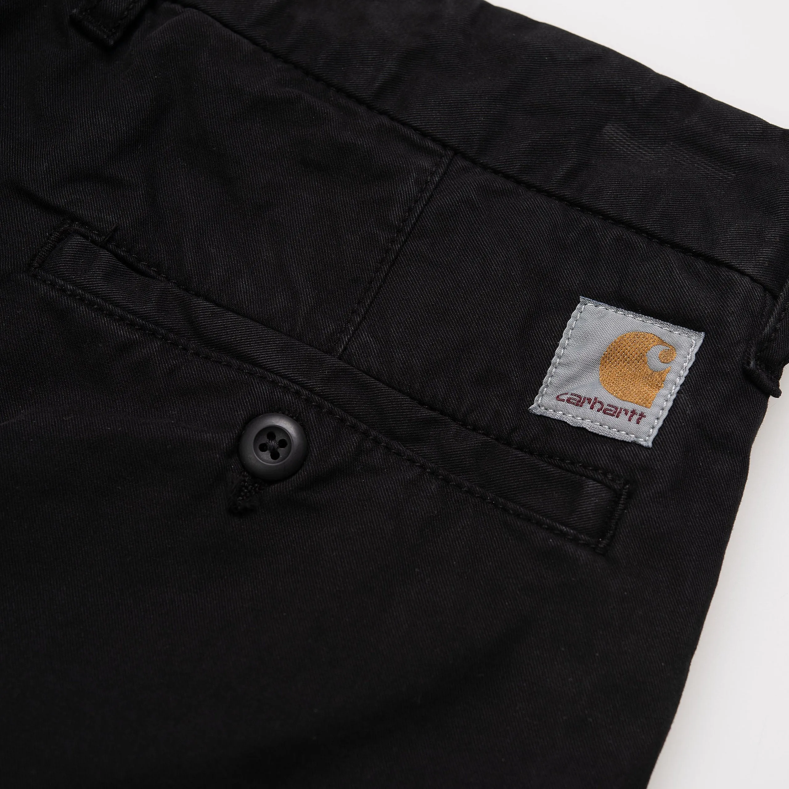 Carhartt John Short Garment Dyed Black