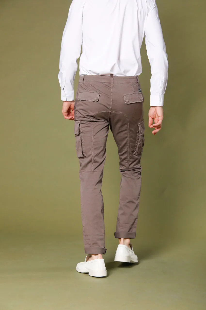 Chile pantalone cargo uomo in twill extra slim ①