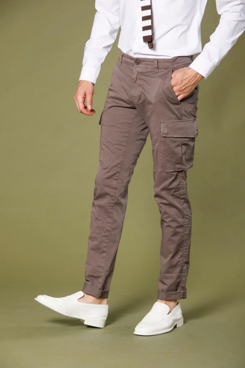 Chile pantalone cargo uomo in twill extra slim ①