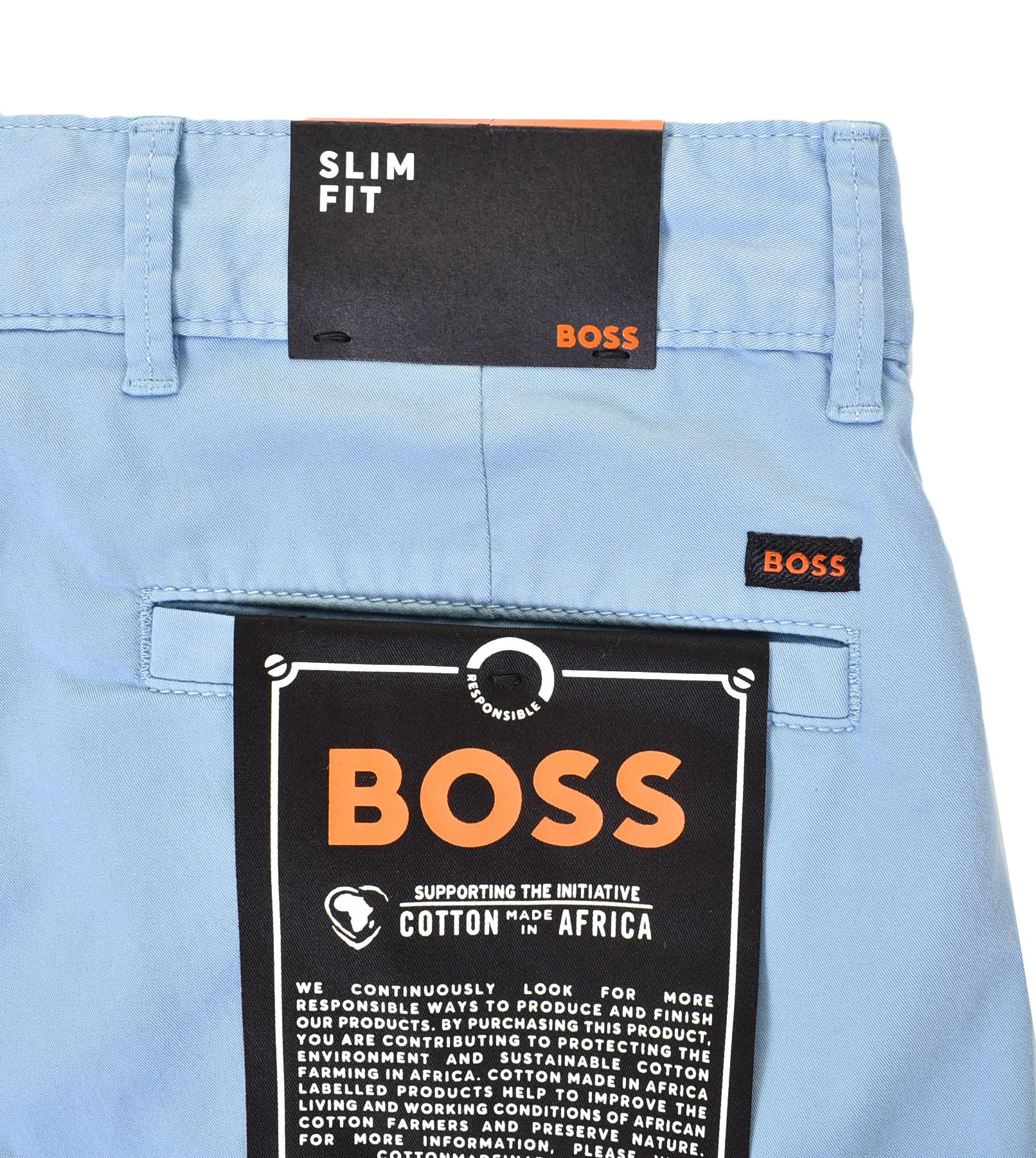 Chino Slim Shorts Light Pastel Blue