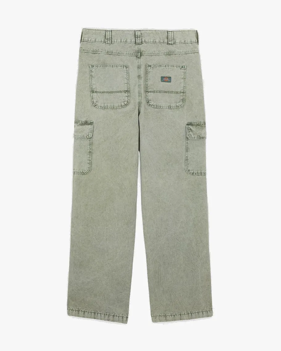 Dickies Newington Acid Dye Trousers - Light Green