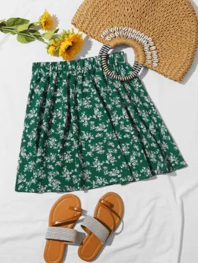 Ditsy Floral Skater Skirt