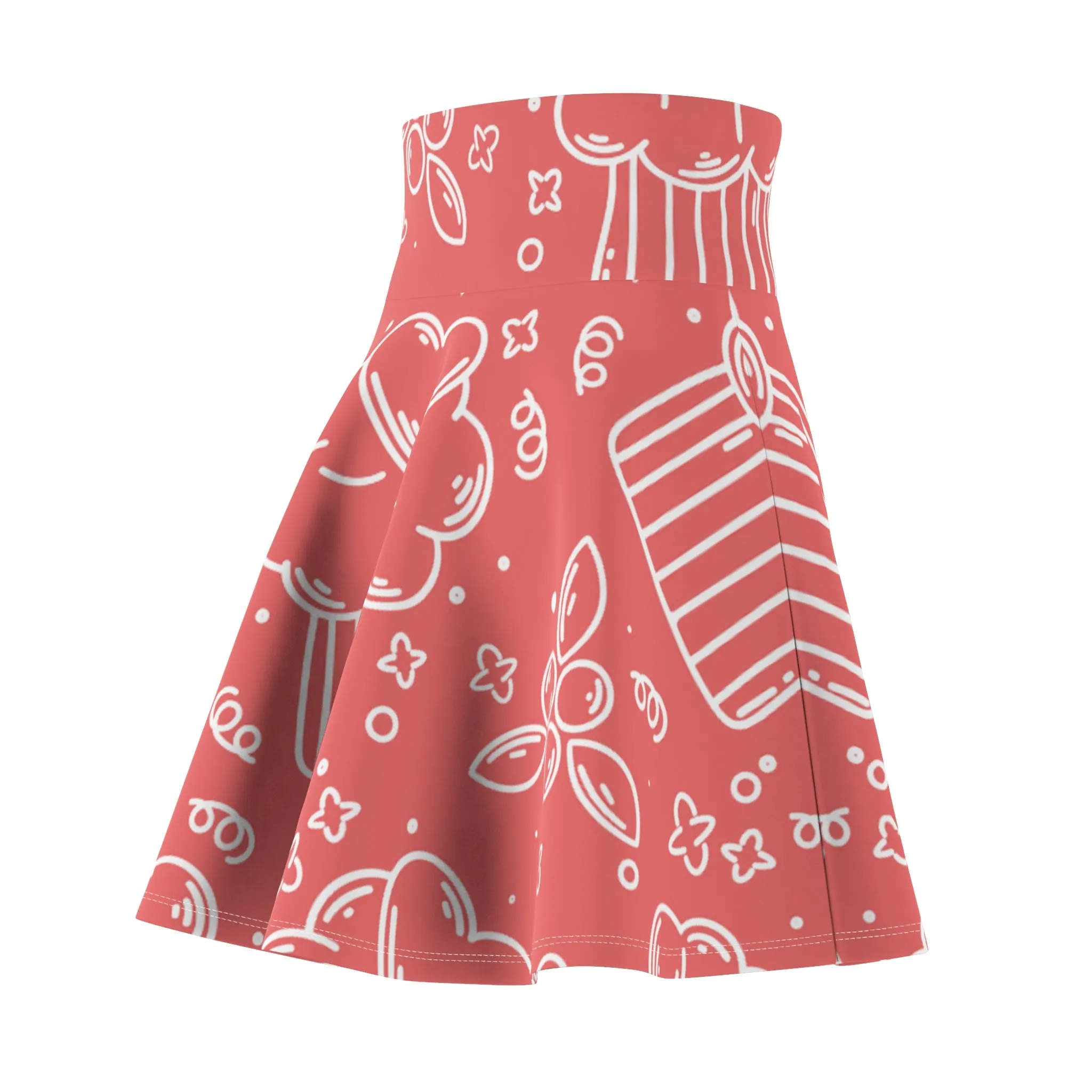 Doodle Pancake - Inovax Woman's Skater Skirt