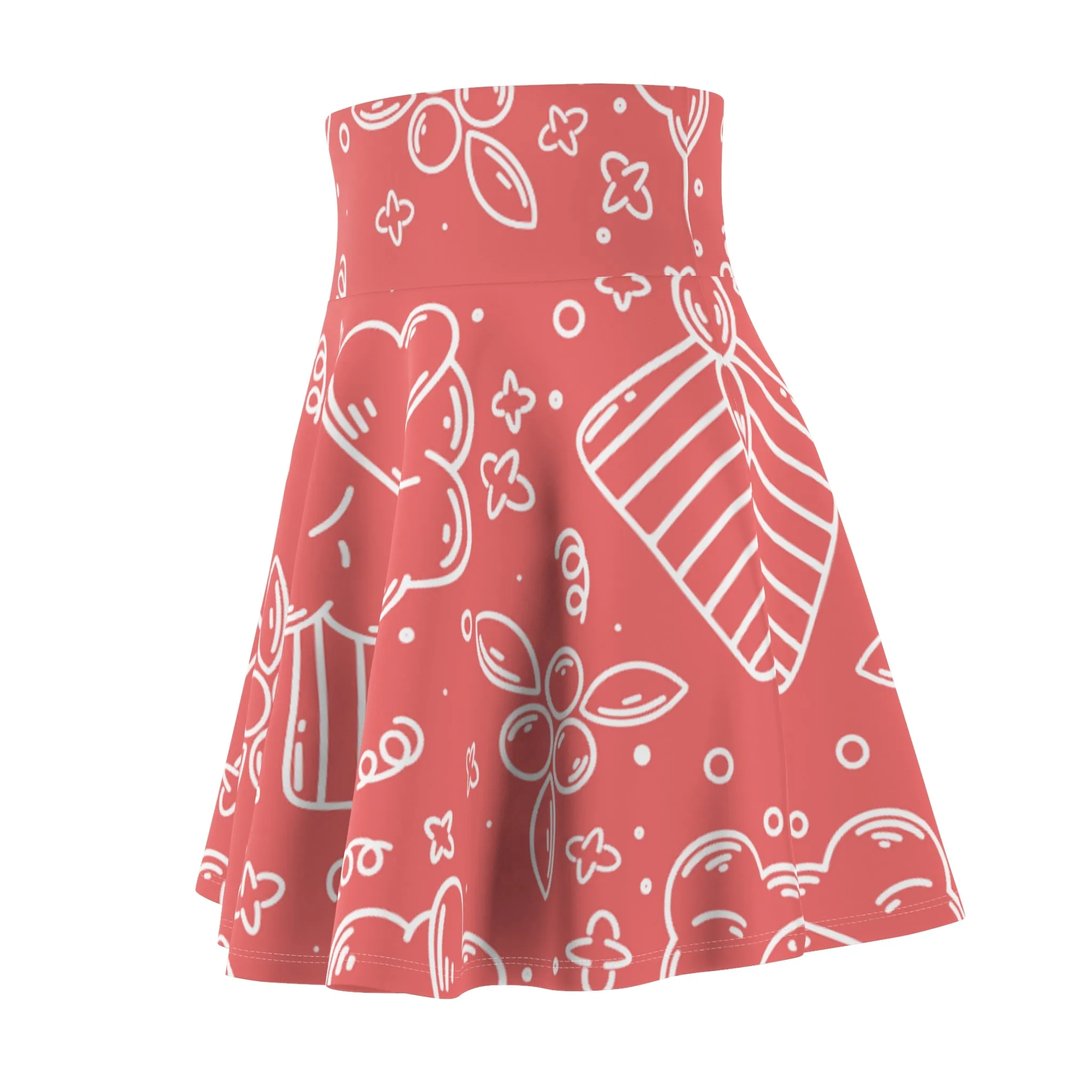 Doodle Pancake - Inovax Woman's Skater Skirt