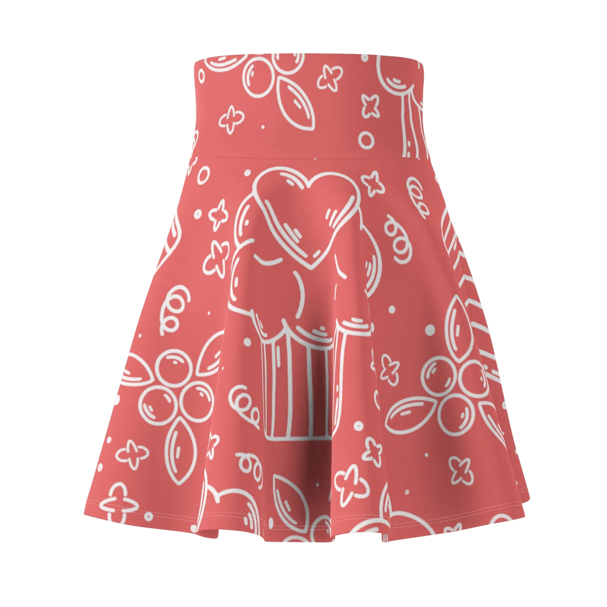 Doodle Pancake - Inovax Woman's Skater Skirt