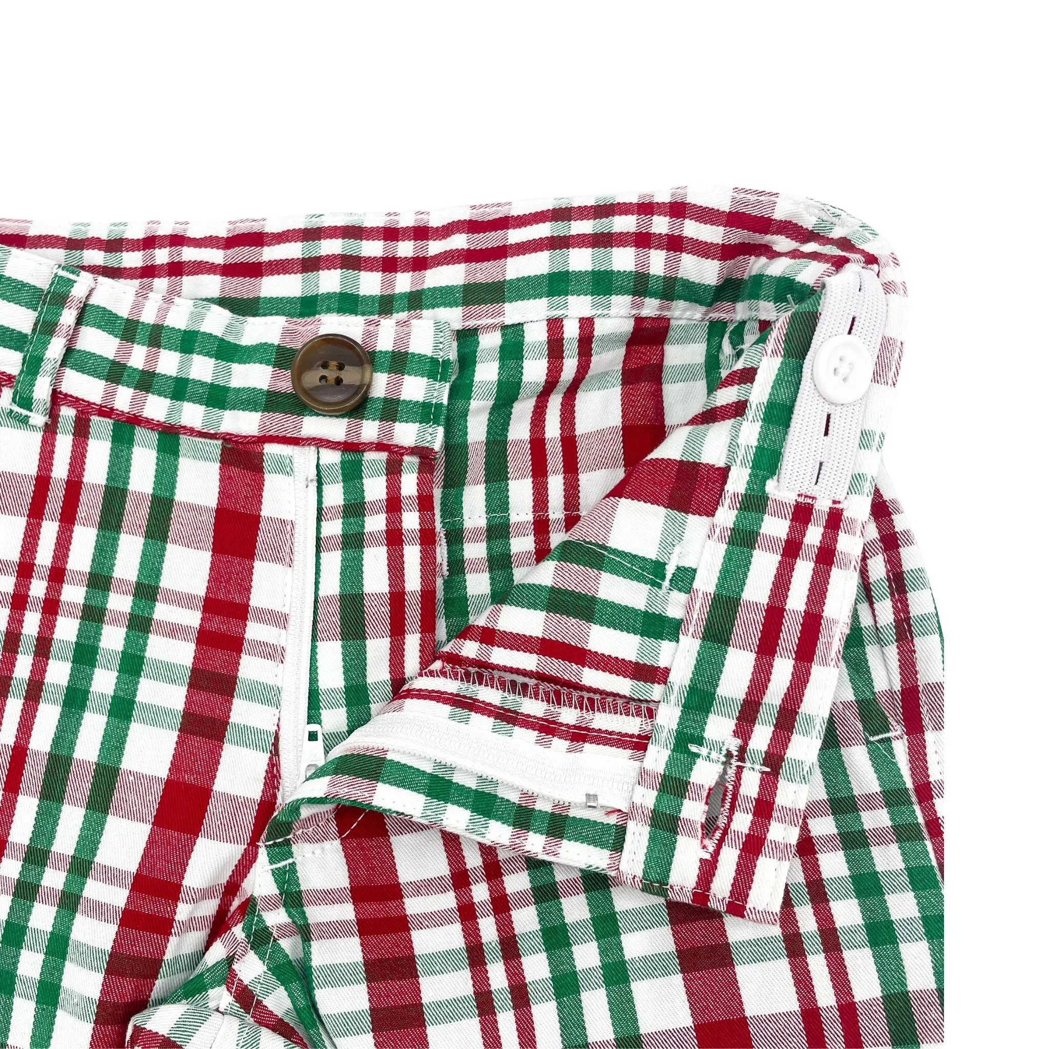 Elton Sleigh Plaid Trouser - FINAL SALE