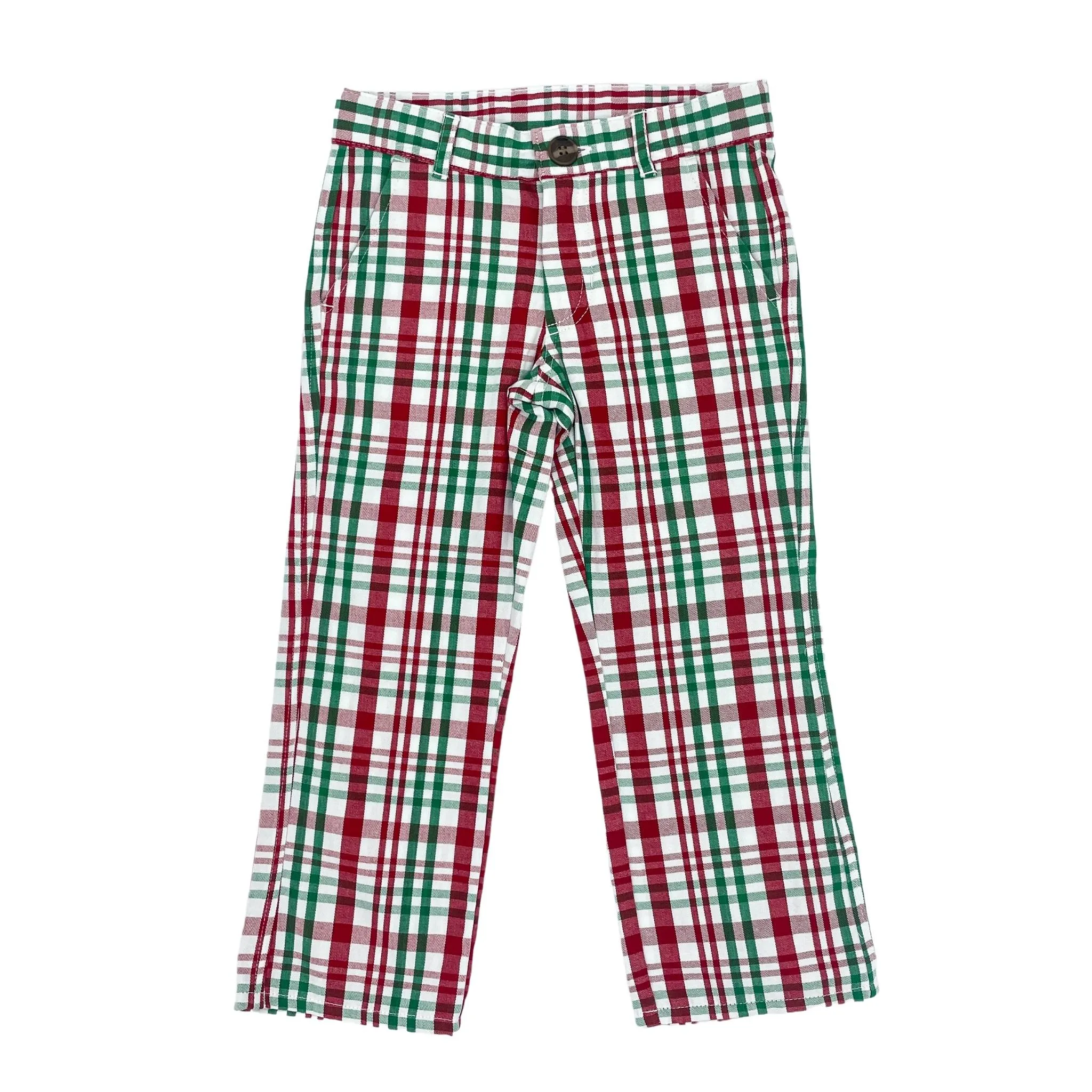 Elton Sleigh Plaid Trouser - FINAL SALE