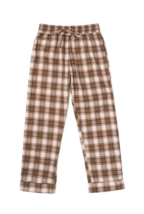 Everyday Pants - Brown Plaid