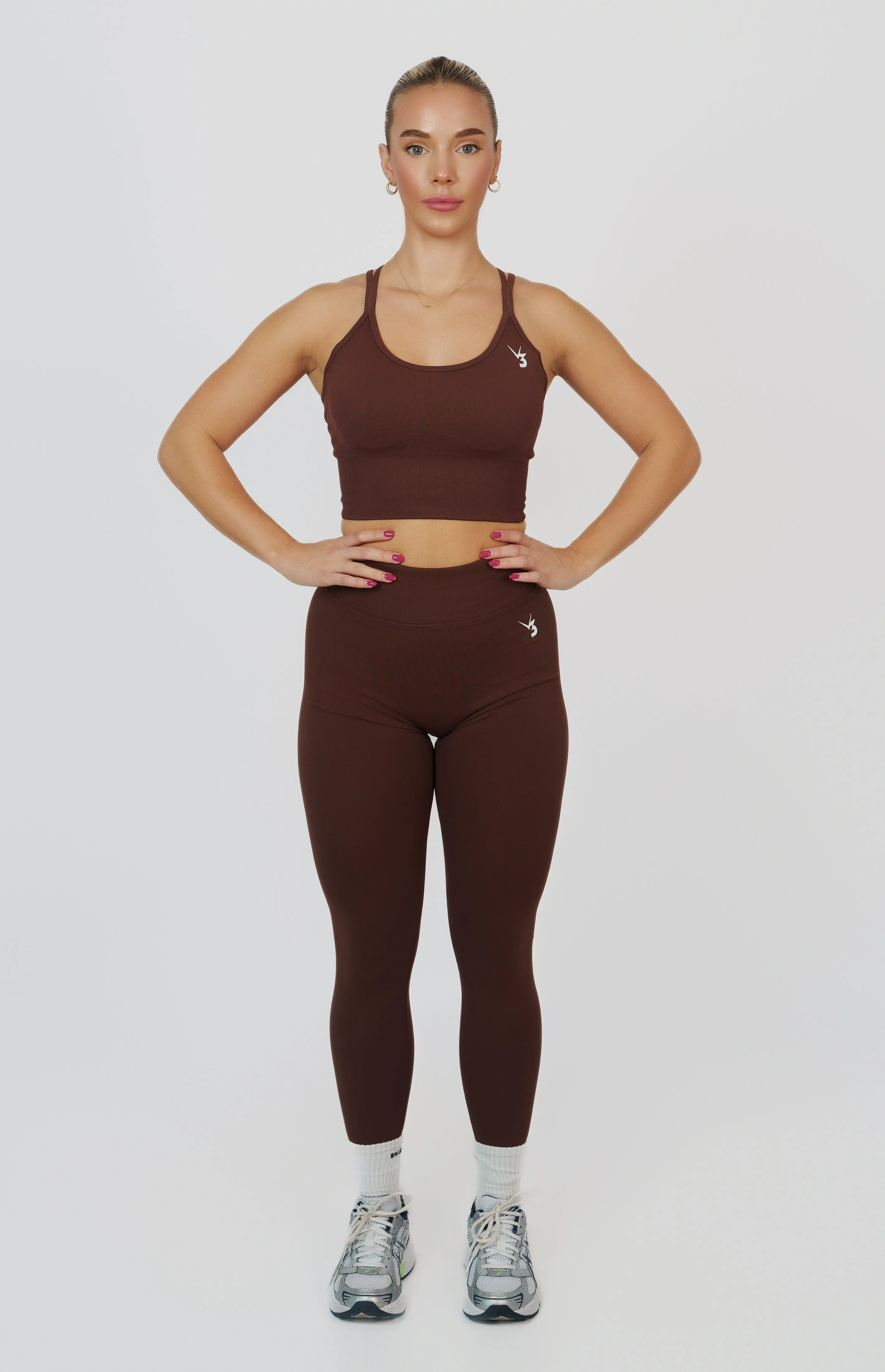 Form Seamless Scrunch Leggings - Chestnut Brown