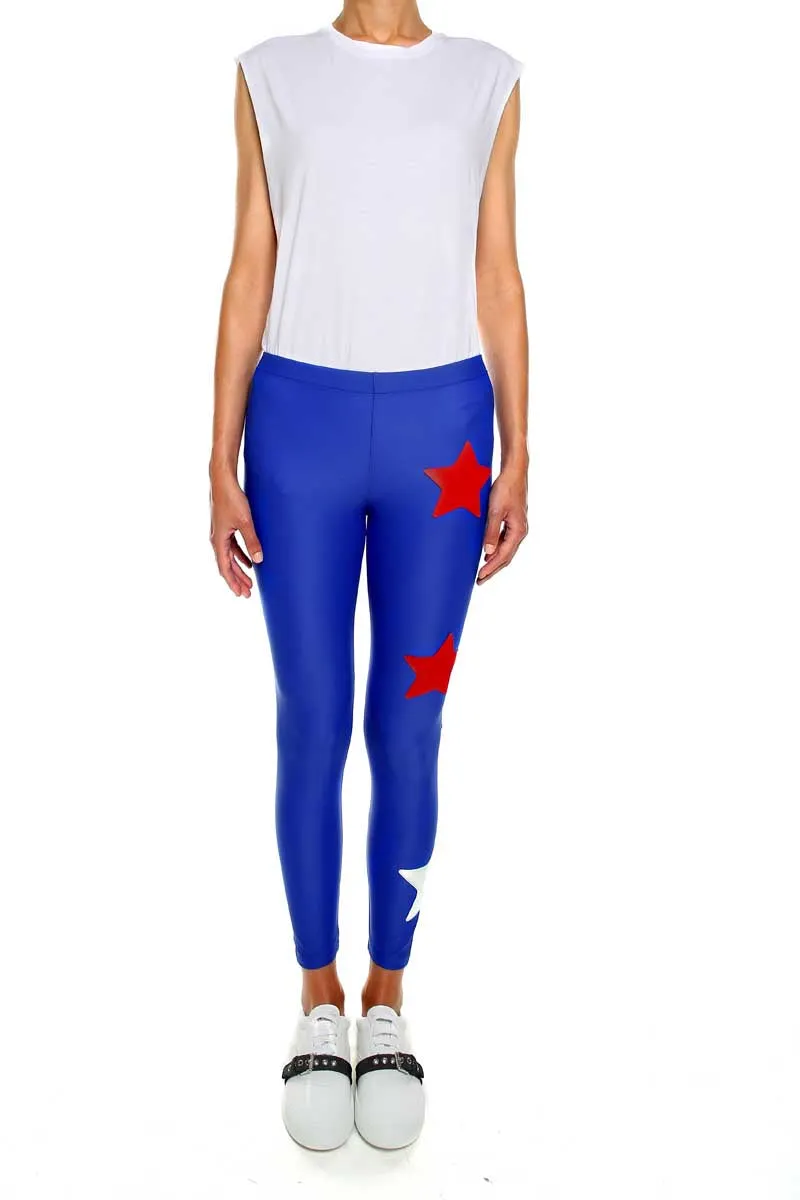 Gemelli Leggings Wonder Woman Blu