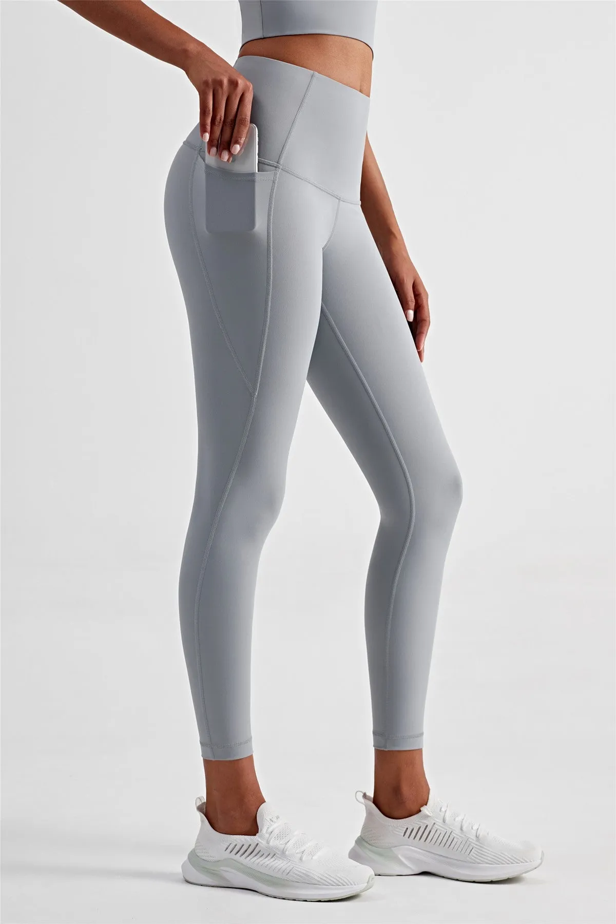 High-Rise Workout Leggings with Pockets