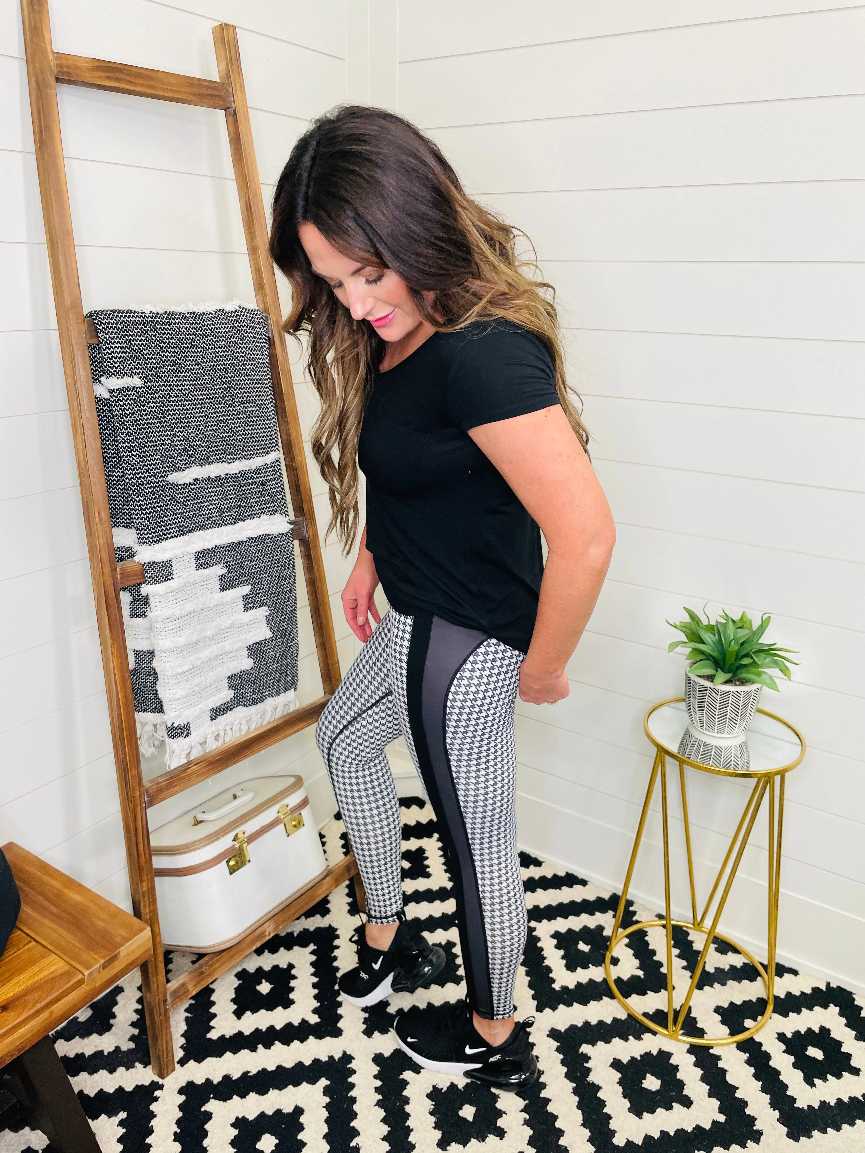 Houndstooth Activewear Leggings