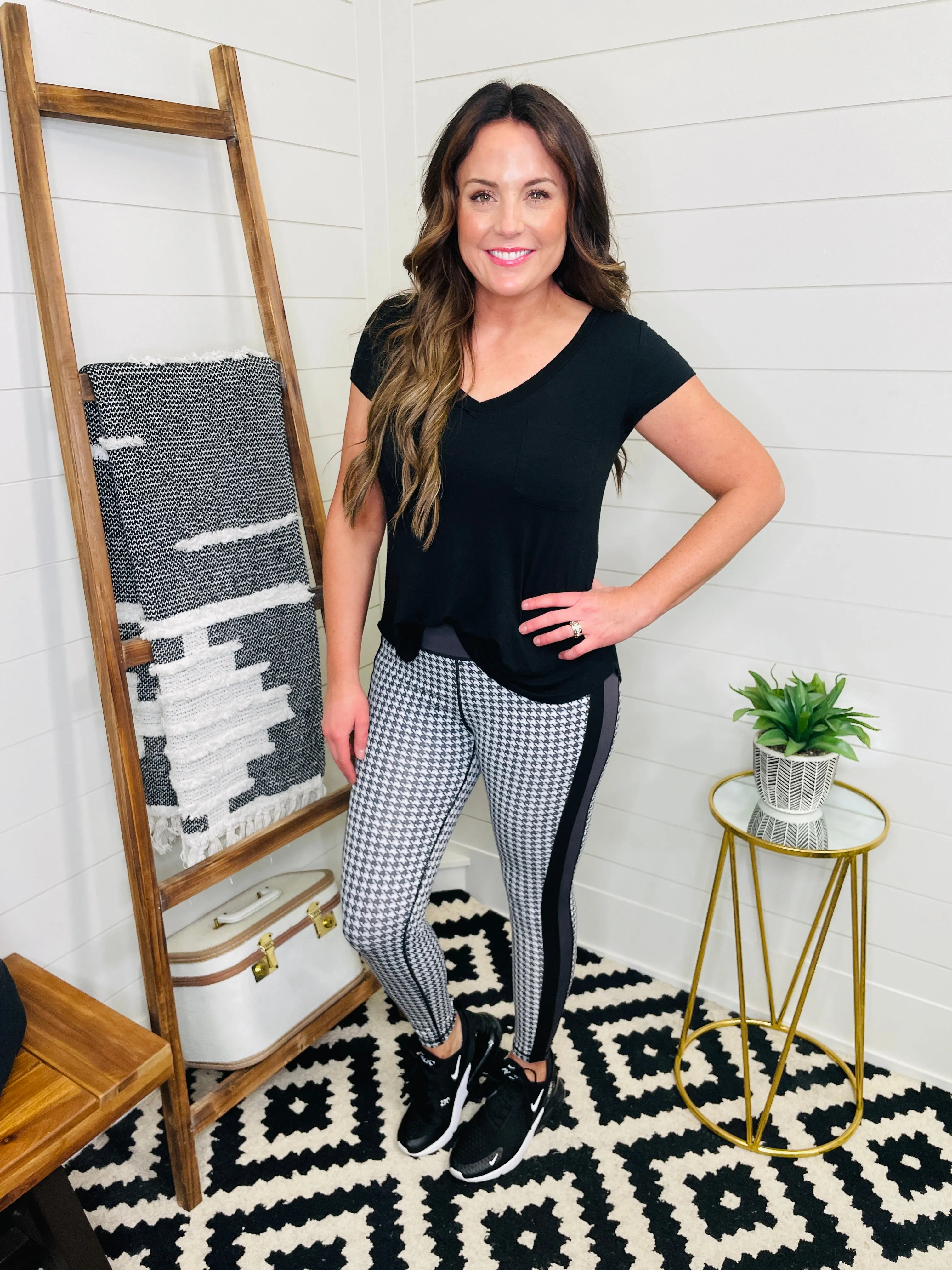 Houndstooth Activewear Leggings