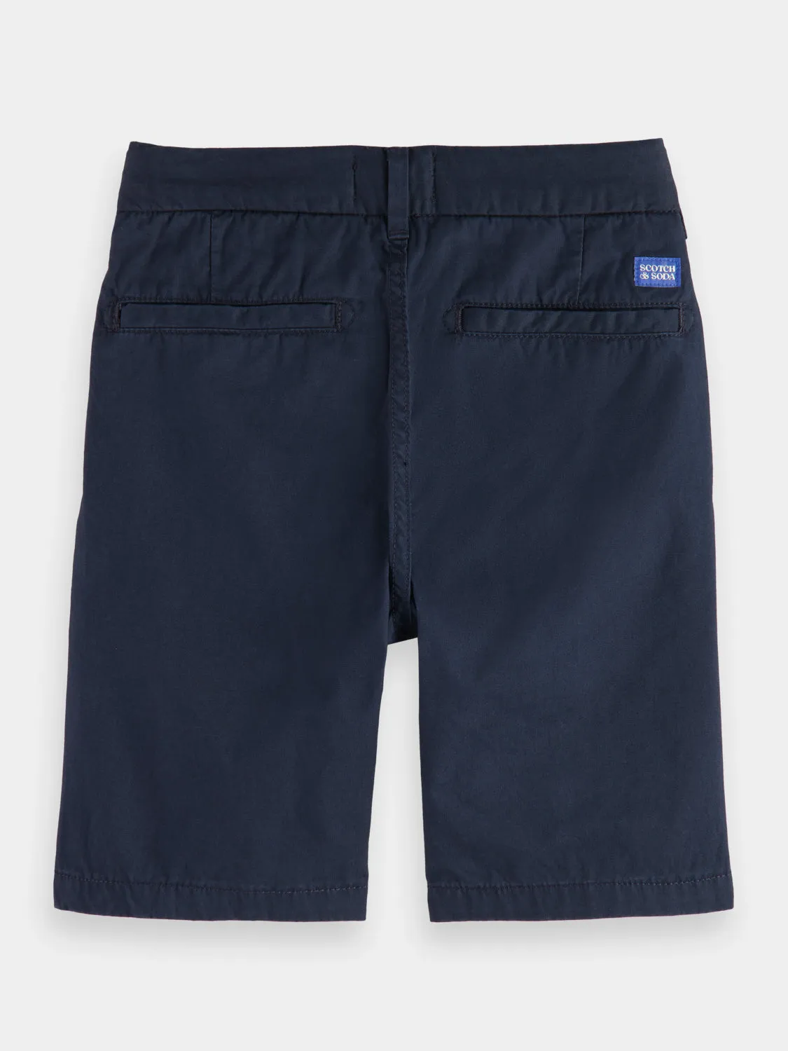 Kids - Longer-length pima cotton chino shorts