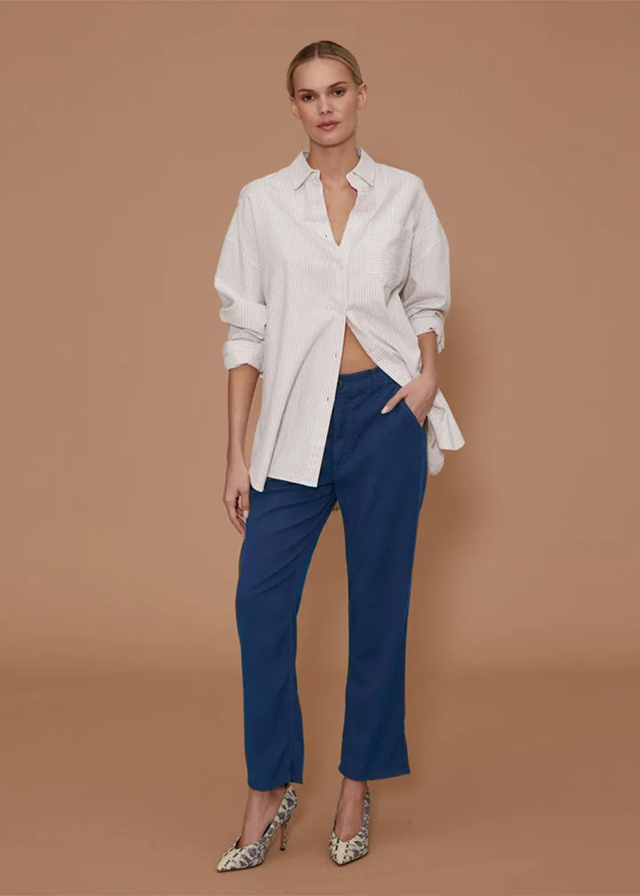 Le Jean - Sloane Slim Trouser (Sandwashed Navy)