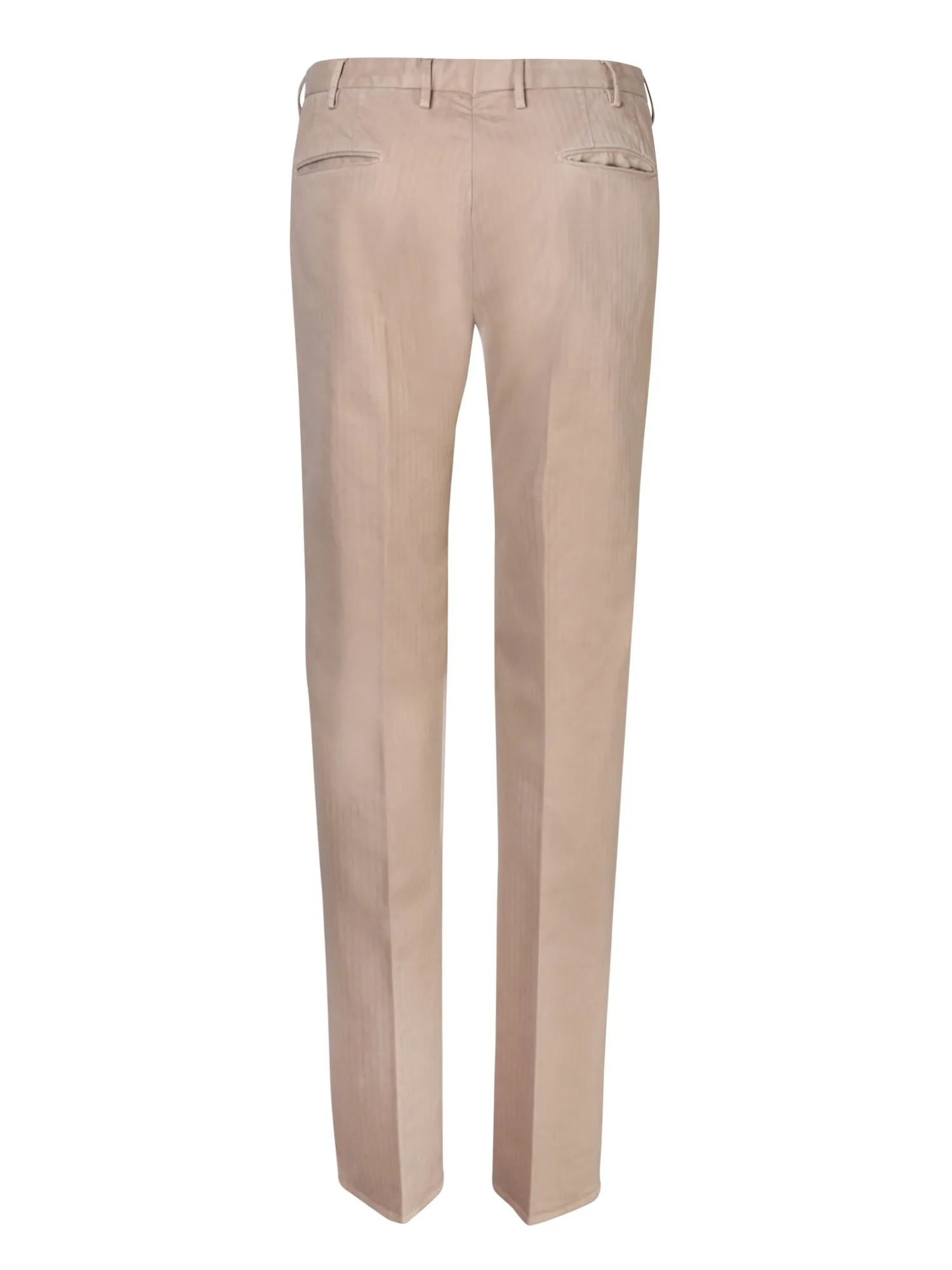 Light beige slim fit trousers