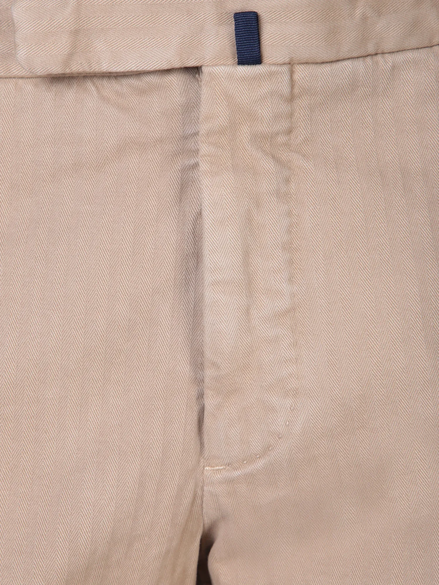 Light beige slim fit trousers