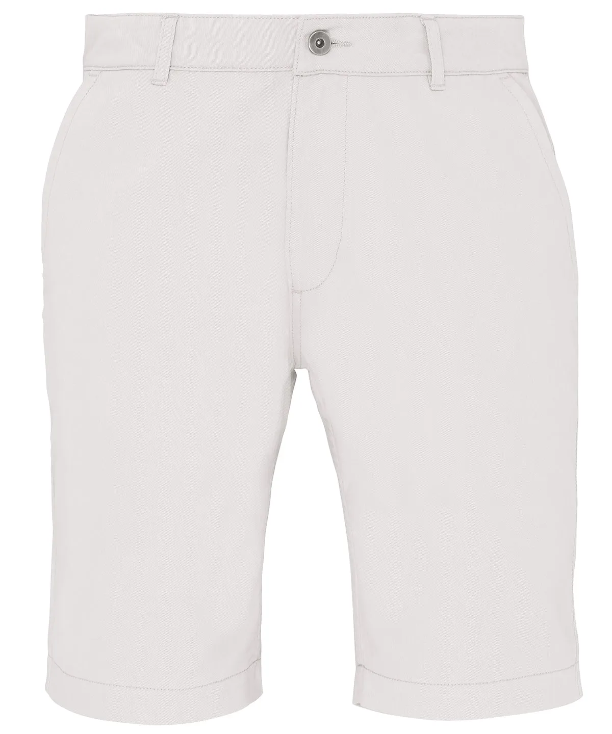 Mens chino shorts | White