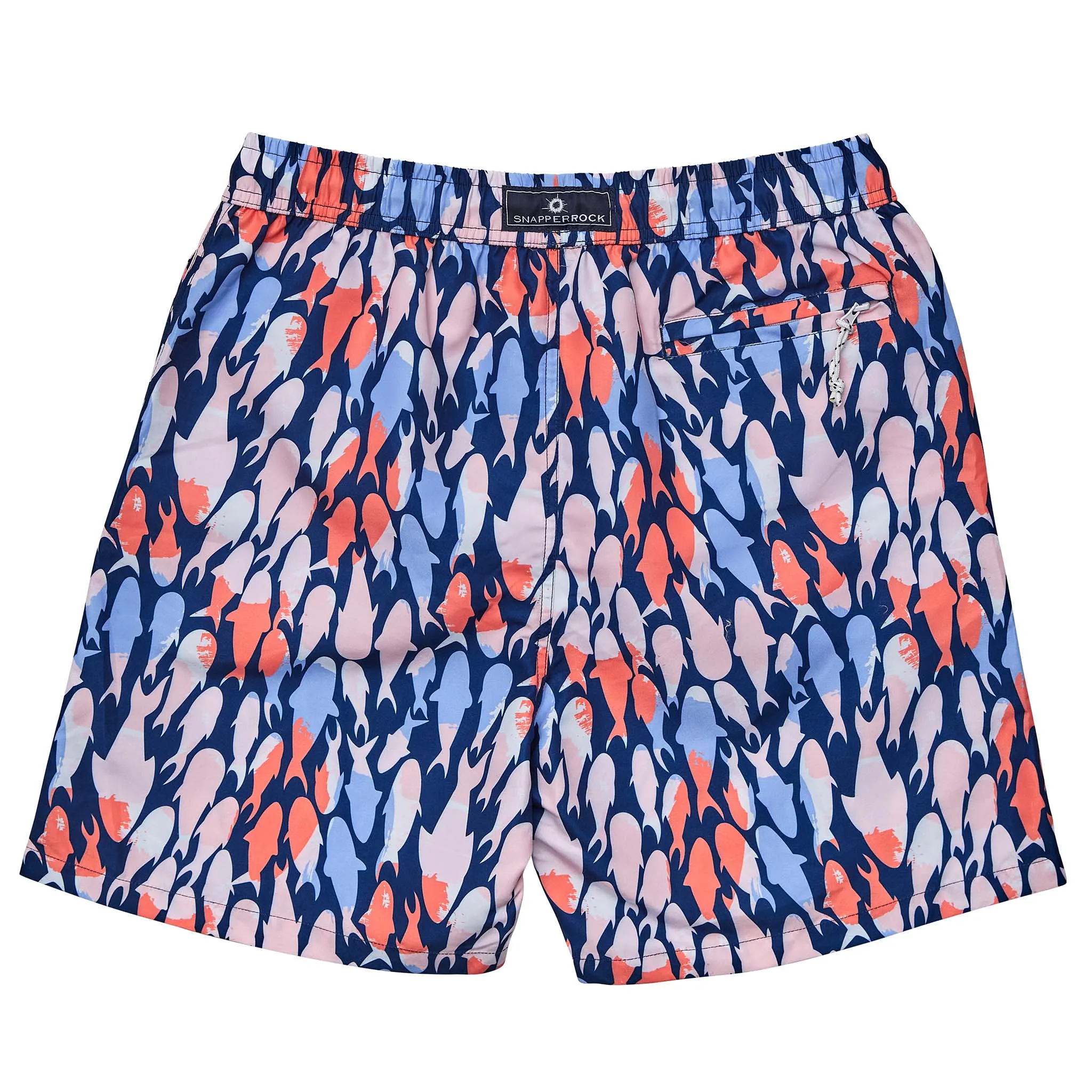 Mens Fish Frenzy Volley Board Shorts