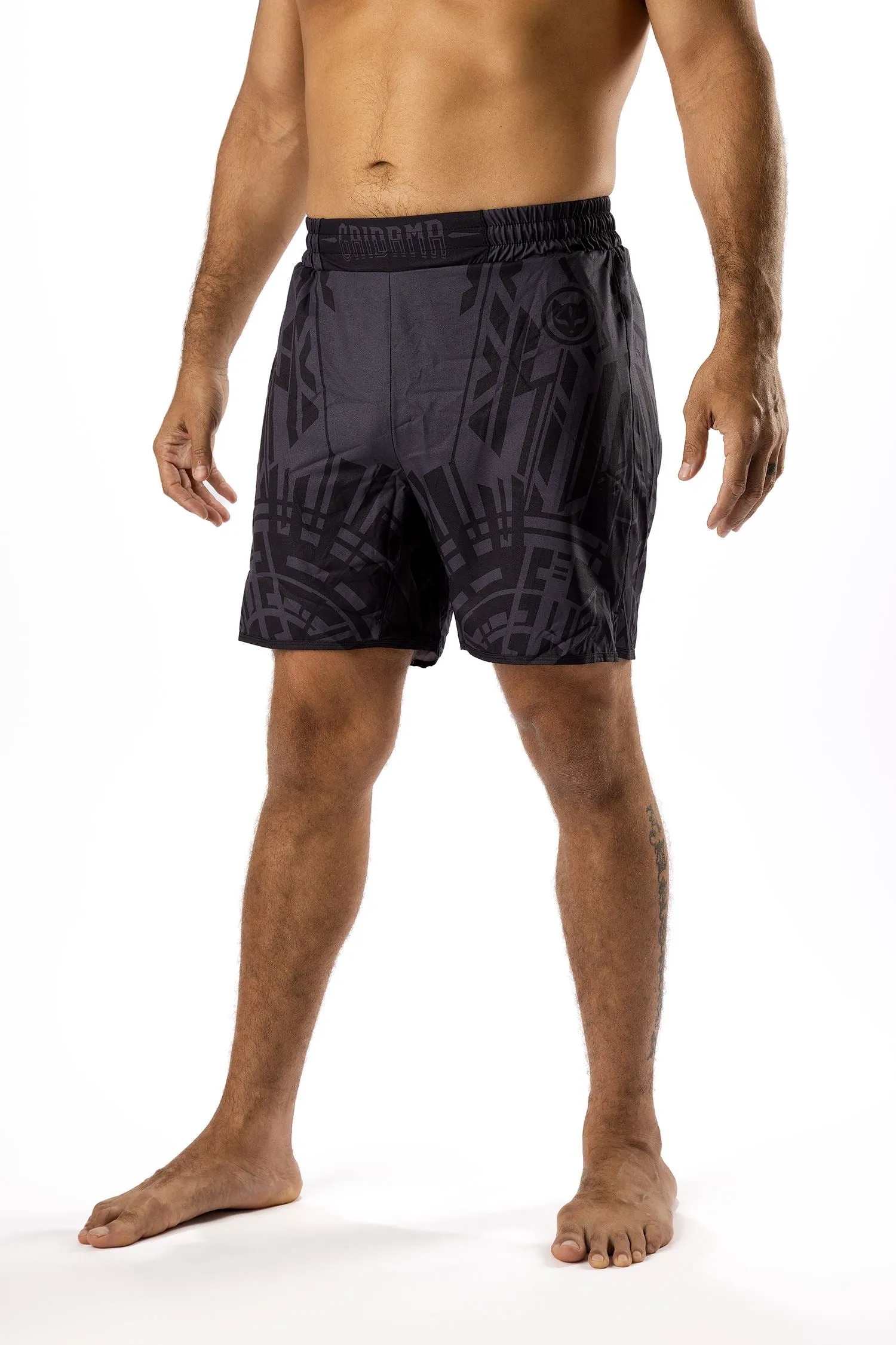 Men's Shadow Realm Art Wear Jiu Jitsu Board Shorts