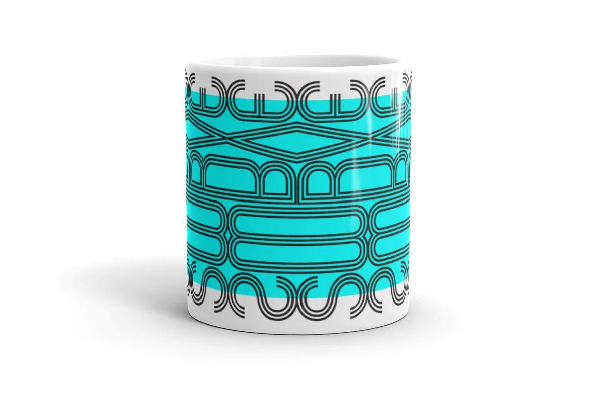 mug : MODERNE / cyan