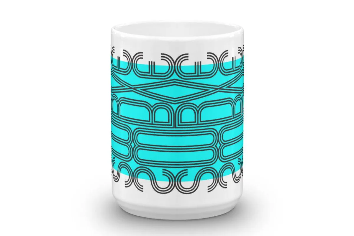 mug : MODERNE / cyan