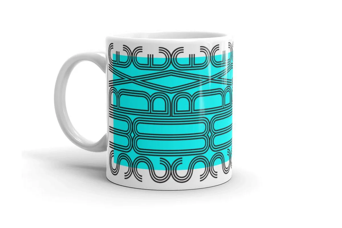 mug : MODERNE / cyan