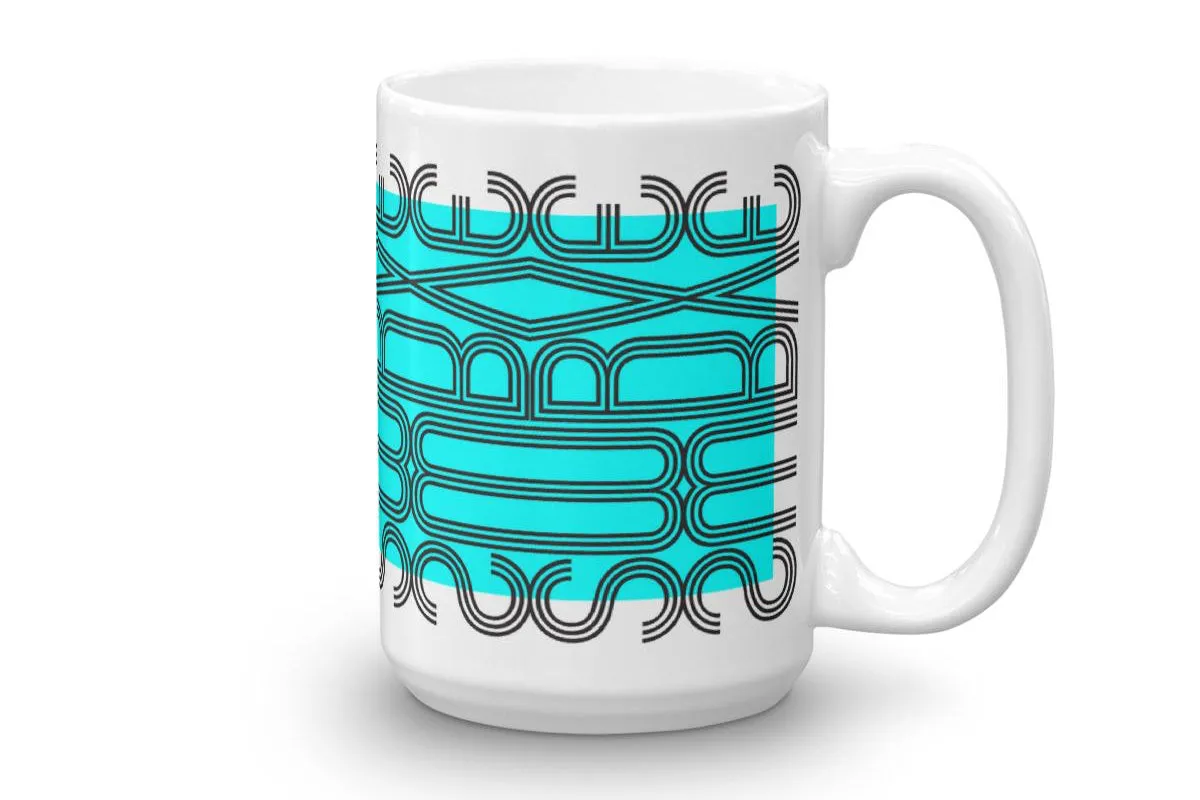 mug : MODERNE / cyan