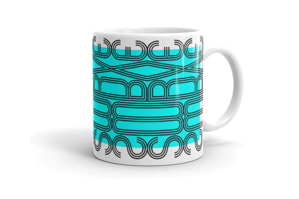 mug : MODERNE / cyan