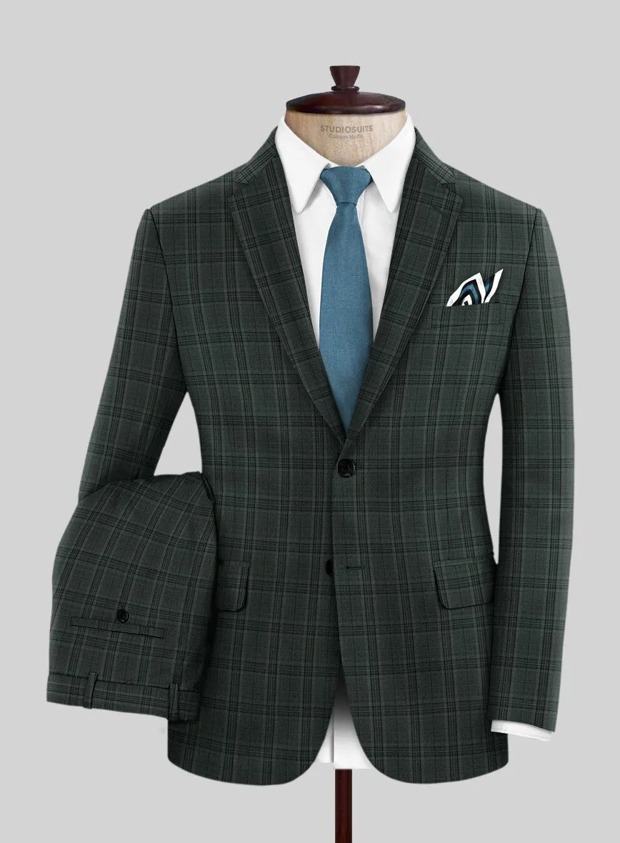 Napolean Green Hunting Plaid Suit