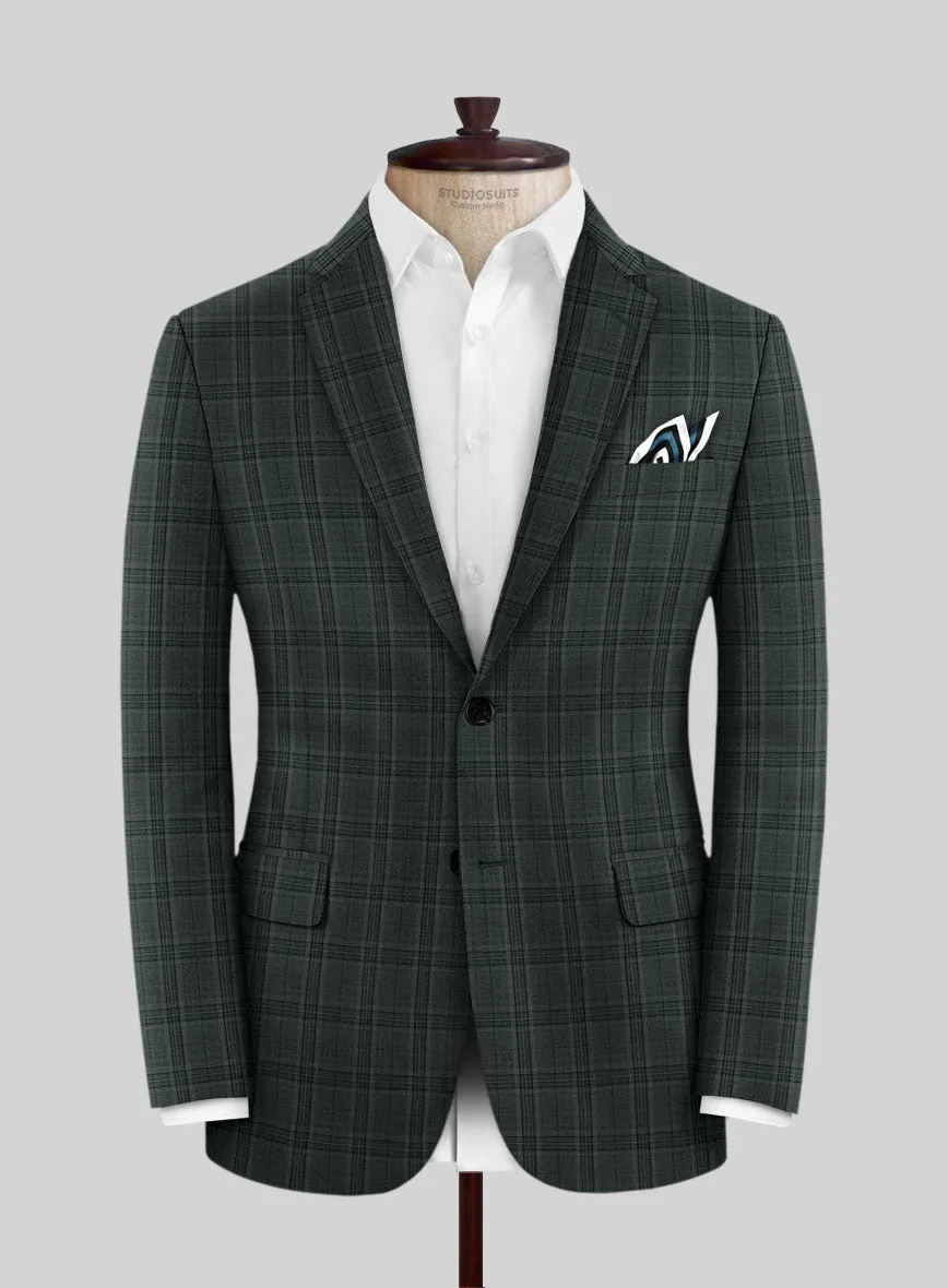 Napolean Green Hunting Plaid Suit