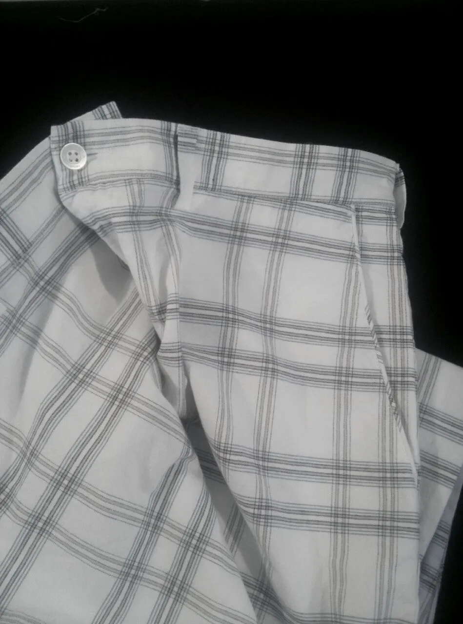 New- Callaway Sport 100% Cotton Plaid Trousers- size 38x32