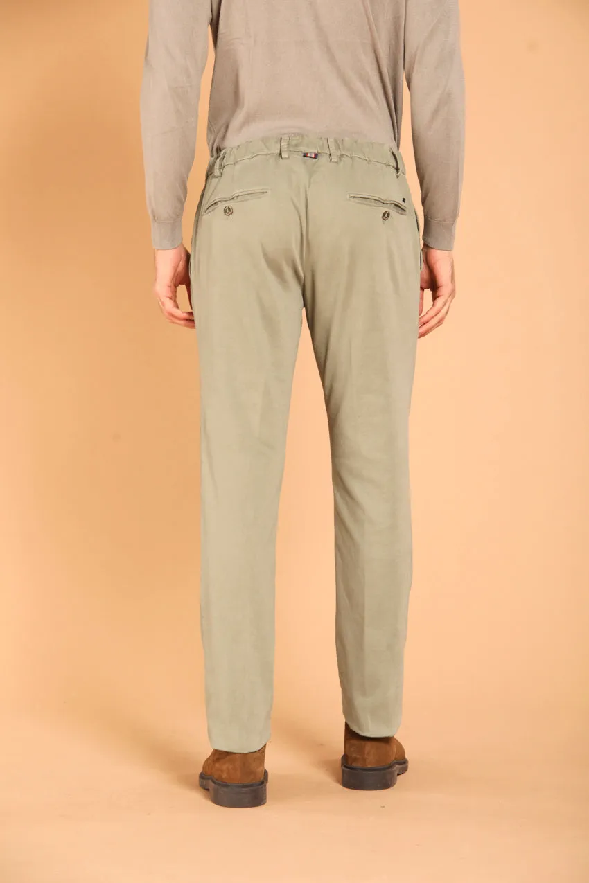 New York 1 Pinces City String in gabardina stretch regular fit