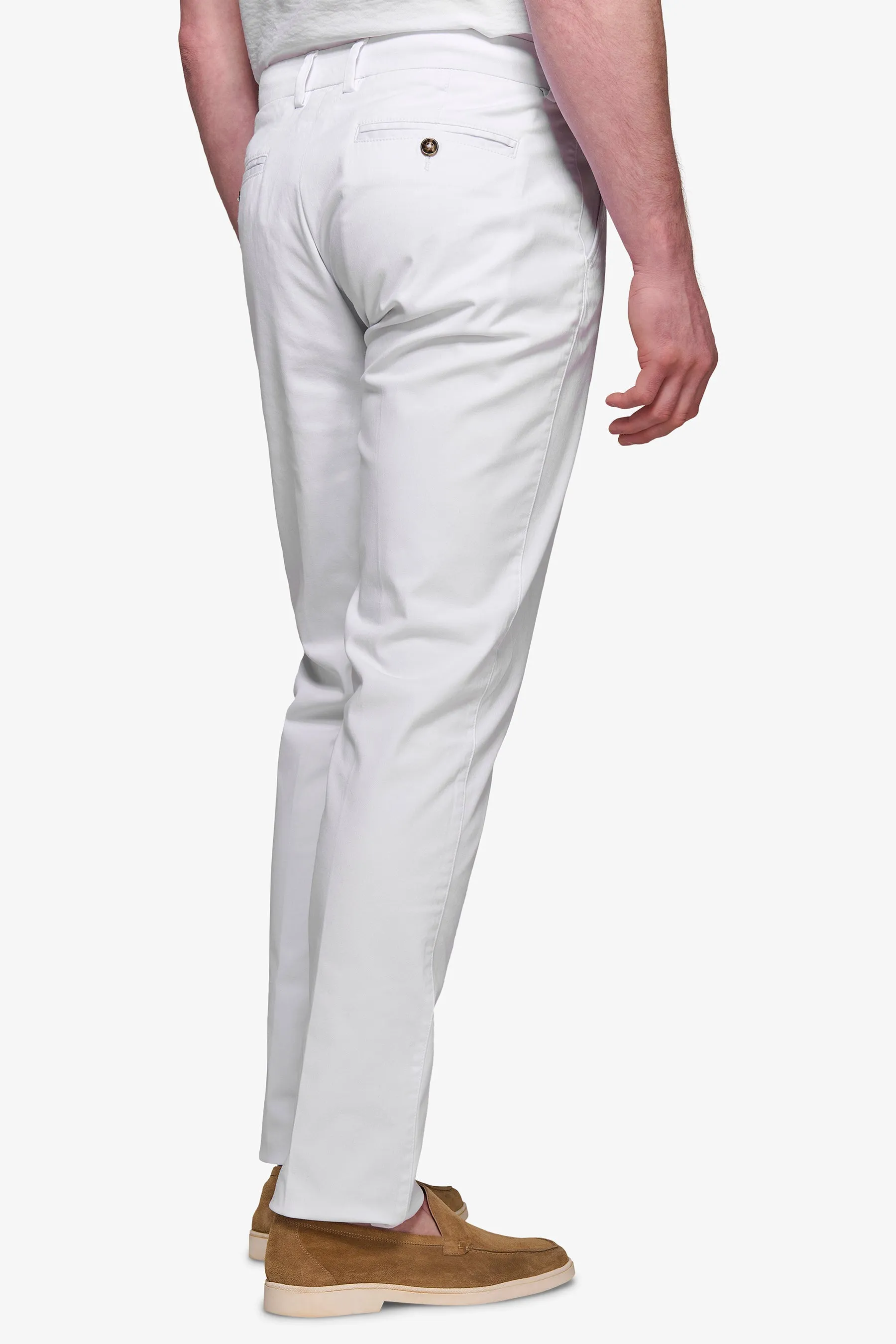 Pantalone chino bianco