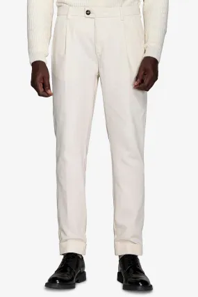 Pantalone gabardina stretch bianco