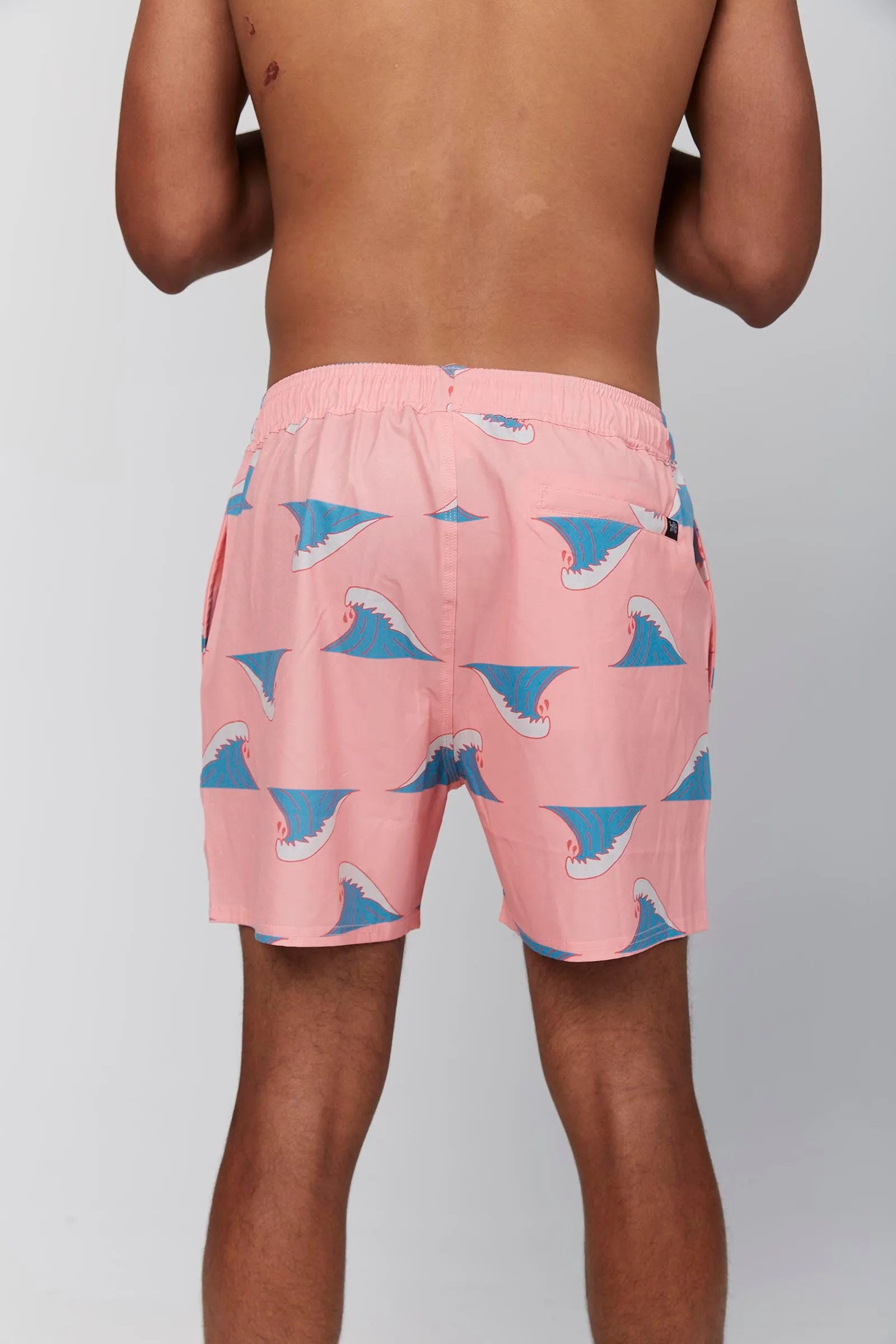 Peaks Beach Boardies Pink (100% recycled)